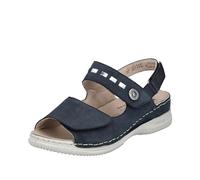 Rieker V7473, Sandalia Mujer, Azul, 36 EU