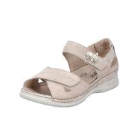 Rieker V7474, Sandalia Mujer, Beige, 37 EU