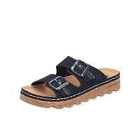 Rieker V8751, Pantuflas Mujer, Negro, 42 EU