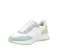 Rieker W1308, Zapatillas Bajas Mujer, Blanco 81, 38 EU