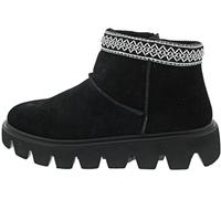 Rieker W2074 - Botas cortas para mujer, color negro, talla 40 EU, Negro, 40 EU