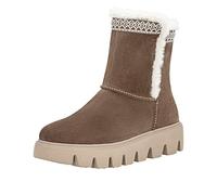 Rieker W2075 - Botas cortas para mujer, color marrón, talla 40 EU, marrón, 40 EU