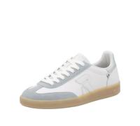 Rieker W2200, Zapatillas Bajas Mujer, Blanco Vistoso Combinado Azul Blanco Nácar, 38 EU