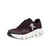Rieker W3500, Zapatillas Bajas Mujer, Rojo, 42 EU