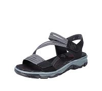 Rieker 68871, Sandalias de Trekking Mujer, Negro, 42 EU