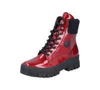 Rieker Y0220 - Botas de motorista para mujer, color rojo, talla 40 EU, rojo, 40 EU