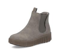 Rieker Botines clásicos para mujer Y6150 - plantilla extraíble - Gris 37 EU