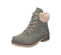 Rieker Y7424, Botas con Cordones Mujer, Verde, 36 EU