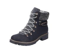 Rieker Y9131, Botas con Cordones Mujer, Azul, 36 EU