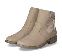 Rieker Z4162, Botas Cortas al Tobillo Mujer, Beige, 42 EU