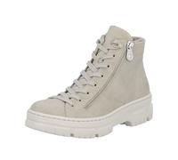Rieker Z7410-40 Botas con Cordones sintéticas para Mujer en Gris, Beige, 43 EU