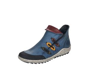 Rieker - Z7582, Botas cortas al tobillo Mujer, blau / 00, 39 EU