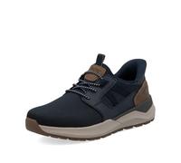 Rieker Zapatillas bajas para hombre 06051 con plantilla suelta, Azul 14, 42 EU Weit