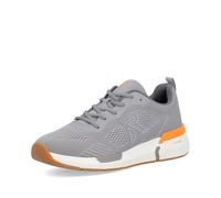 Rieker Zapatillas bajas para hombre U1404 con plantilla suelta, gris 40, 46 EU