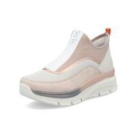 Rieker Zapatillas deportivas altas ecru / rosa / altrosa / blanco 37 ecru / rosa / altrosa / blanco