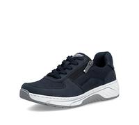 Rieker Zapatillas bajas para mujer 53101, con plantilla suelta, Azul 14, 42 EU Weit