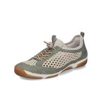 Rieker Zapatillas bajas para mujer 55960, Verde 52., 40 EU