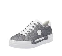 Rieker Zapatillas Bajas para Mujer N49W1, Color Plateado, Talla 37 EU, Plata, 37 EU