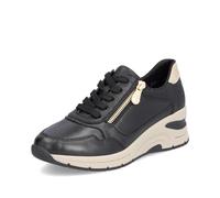 Rieker Zapatillas bajas para mujer N9301, con plantilla suelta, Negro 00., 43 EU