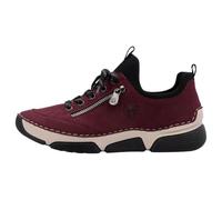 Rieker Zapatillas con Cordones para Mujer en Color Beige, Rojo, 39 EU