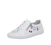 Rieker Zapatillas con Cordones para Mujer, M2310, Color Blanco, Talla 37 EU