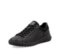 Rieker Zapatillas De Hombre De Cuero Negras U1100