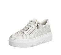 Rieker Zapatillas De Mujer Con Plataforma Metalizadas Con Cremallera M1953