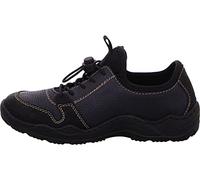 Rieker Zapatillas de Mujer Low L0552, Black Pacific Black L0552 00, 36 EU