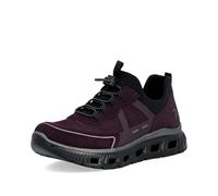 Rieker Zapatillas de mujer Slip-On M6062 para mujer, Mora Blackberry Vinaccia 30, 40 EU