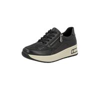 Rieker N8114, Zapatos con Cordones Mujer, Negro, 36 EU