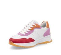 Rieker Zapatillas Deportivas de Mujer Calzado Zapatos Blanco Colorido W1308