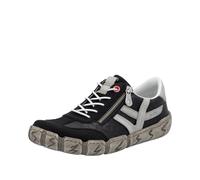 Rieker Zapatillas Deportivas de Mujer Moderno Cremallera Cuero Flexible L0363