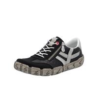 Rieker Zapatillas Deportivas de Mujer Moderno Cremallera Cuero Flexible L0363