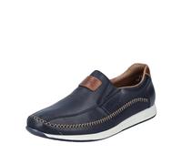 Rieker 11962, Mocasín Hombre, Azul, 44 EU