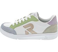 Rieker Zapatillas Low Multicolor, Blanco, 39 EU