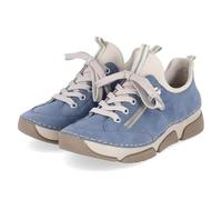 Rieker Zapatillas Mujer 45973, Azul, 37 EU