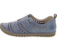 Rieker Zapatillas Mujer M2852, Azul, 37 EU