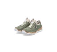 Rieker Zapatillas Para Dama Sneaker Zapatillas Confort MemoSoft N42G0-52 Verde