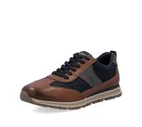 Rieker Zapatillas para hombre B0507 con cordones, con plantilla suelta, Braun 24, 43 EU X-Weit