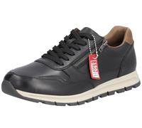 Rieker Zapatillas Para Hombre Con Cremallera Y Cordones De Cuero B0504