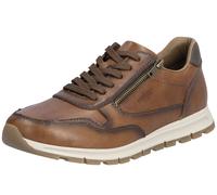 Rieker Zapatillas Para Hombre Con Cremallera Y Cordones De Cuero B0504