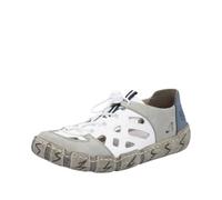 Rieker Zapatillas para Mujer L0358, Blanco 80, 38 EU