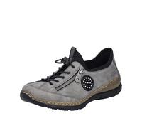 Rieker Zapatillas para Mujer N3268, Gris, Talla 39 EU, Gris, 39 EU
