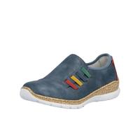 Rieker Zapatillas para Mujer N4264, Color Azul, Talla 41 EU