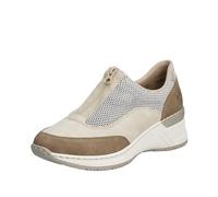 Rieker Zapatillas para Mujer N4357, Beige, 41 EU