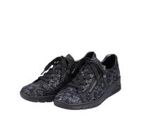 Rieker Zapatillas Para Mujer Zapatos Negros N3302