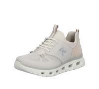 Rieker Zapatillas sin cordones crema / kitt / gris plateado 37 crema / kitt / gris plateado