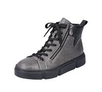 Rieker Zapatillas W2570High para mujer, Gray, 36 EU