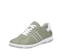 Rieker Zapatos Bajos para Mujer, Verde 52., 37 EU