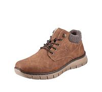 Rieker Zapatos cómodos para hombre B5632, zapatos con cordones para hombre, marrón, 44 EU